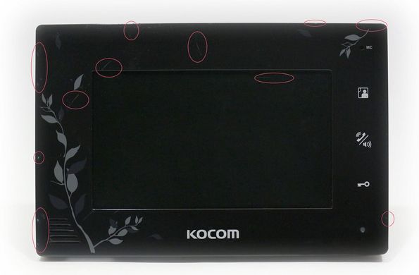 Видеодомофон Kocom KCV-A374LE Black уценка