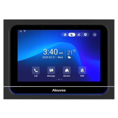 Відеодомофон Akuvox X933W 7" SIP на Android Black