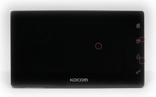 Відеодомофон Kocom KCV-504 Black уценка