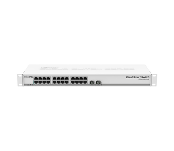 Комутатор 26-портовий керований MikroTik CSS326-24G-2S+RM 24Гбіт/с SFP+
