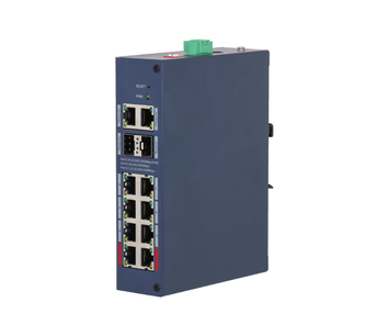 PoE-коммутатор 12-портовый управляемый Dahua DH-CHS4212-8GT-110 24Гбит/с Hi-PoE 110Вт SFP