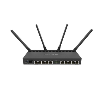 Маршрутизатор MikroTik RB4011iGS+5HacQ2HnD-IN (10xRJ45+1xSFP) Wi-Fi5 2.4/5ГГц 1.774Гбіт/с AP