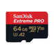 Карта памяти MiсroSDXC SanDisk Extreme Pro UHS-I U3 c SD-адаптером, 64 ГБ 2 из 2