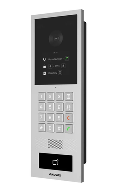IP-видеопанель многоабонентская с UKEY-считывателем Akuvox S532 2Мп 130&deg; QR PIR PoE