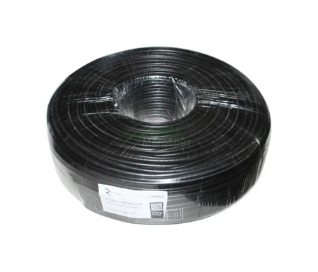 Коаксіальний кабель з живленням Ritar&nbsp;B100-RG59 Cu PVC + 2x0.5мм (100 м)
