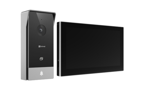 Комплект IP-видеодомофона со считывателем Ezviz CS-HP5 7'' Wi-Fi PIR 134&deg;