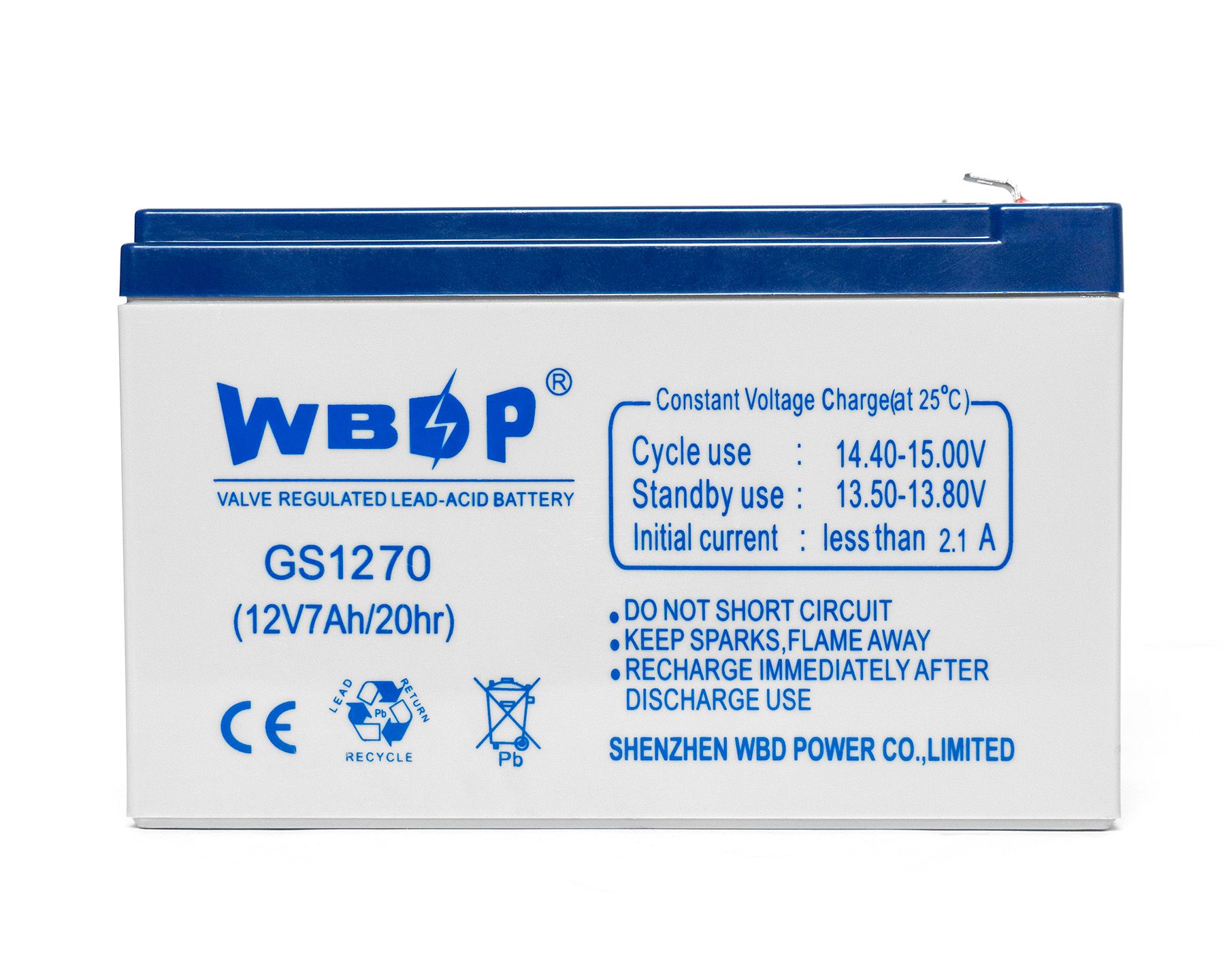  WBDP 1270 (12В 7Ач),  ы в е и  .