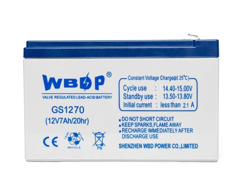 Аккумулятор WBDP 1270 (12В 7Ач)