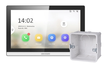 Комплект IP-видеодомофона Hikvision (DS-KH6350-WТE1 7'' Wi-Fi + DS-KAB86)