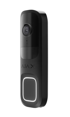 IP-видеозвонок с рапознаванием объектов Ajax Doorbell 4Мп 155&deg; Wi-Fi PIR
