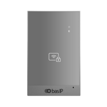 Контролер доступу зі зчитувачем (Mifare, NFC, BLE) BAS-IP CR-02BD, Silver