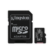 Карта памяти MicroSDXC Kingston Canvas Select Plus (SDCS2/128GB) с SD-адаптером 1 из 2