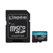 Карта памяти MicroSDXC Kingston Go! Plus (SDCG4/256GB) с SD-адаптером 1 из 2