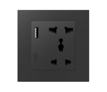 Умная розетка c USB врезная Akubela SM-1023N 2.2 кВт ZigBee