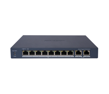 PoE-коммутатор 8-портовый Hikvision DS-3E1510P-EIV2