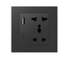Розумна розетка з USB врізна Akubela SM-1023N 2.2 кВт ZigBee
