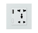 Розумна розетка з USB врізна Akubela SM-1023N 2.2 кВт ZigBee