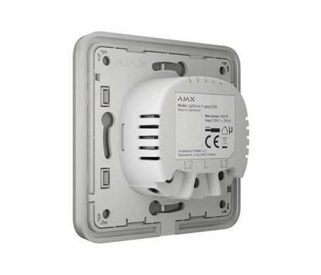 Умный 1-клавишный выключатель Ajax LightSwitch 1-gang