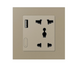 Розумна розетка з USB врізна Akubela SM-1023N 2.2 кВт ZigBee
