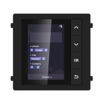 Модуль з монітором для панелей виклику Hikvision DS-KD-DIS