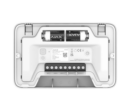 Бездротовий адресний модуль для пожежної сигналізації Ajax EN54 I/O Module (2X2)