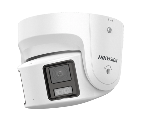 IP-відеокамера панорамна Hikvision DS-2CD3387G2P-LSU/SL(C) 4Мп+4Мп PoE мікрофон+динамік (4 мм)