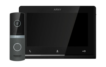 Мультиформатный комплект видеодомофона ARNY AVD-7123 (AVD-710 2Мп 7'' TFT + AVP-NG230 2Мп 115&deg;)