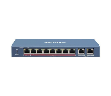 PoE-комутатор 10-портовий Hikvision DS-3E0310HP-E 5.6Гбіт/с Hi-PoE 110Вт