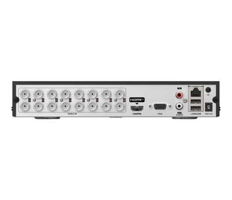 Гибридный видеорегистратор 16-канальный Hikvision DS-7216HGHI-M1/T 96Мбит/с
