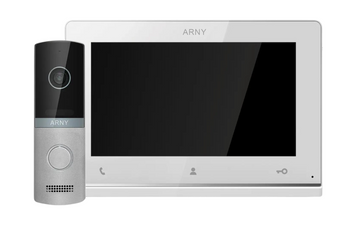 Мультиформатный комплект видеодомофона ARNY AVD-7121 (AVD-710 2Мп 7'' TFT + AVP-NG230 1Мп 120&deg;)