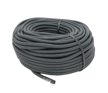 Труба гофрированная с протяжкой UEA 20/15мм 350Н 100м, Black