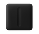 Передня панель для димерного одинарного вимикача Ajax SoloButton (Dimmer), Black