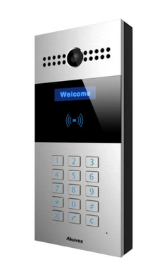 IP-видеопанель многоабонентская с RFID-считывателем Akuvox R27A 2Мп 116&deg; PoE