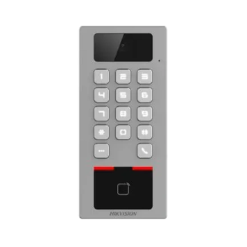 Терминал с камерой, считывателем (Mifare, EM-Marine) и клавиатурой Hikvision DS-K1T502DBWX-C