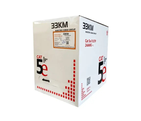 Кабель кручена пара вуличний ЗЗКМ FTP Cat5e Cu PE (4х2х0.51) 24AWG (305 м)