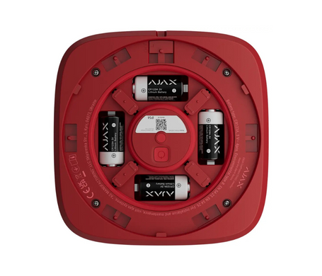 Бездротовий світловий пожежний сповіщувач Ajax EN54 FireProtect (VAD), Red