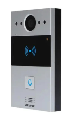IP-видеопанель 2-проводная индивидуальная с UKEY-считывателем Akuvox R20A-2 2Мп 110&deg;