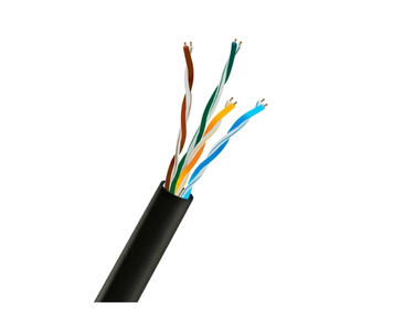 Кабель витая пара уличный Ritar КНП UTP Cat5e CCA PVC+PE (4x2x0.51) 24AWG (305 м)