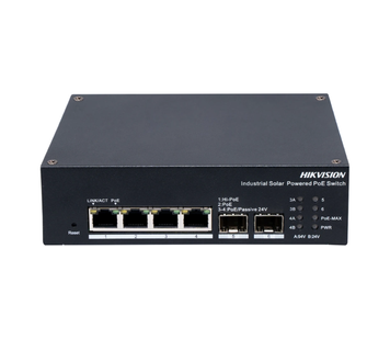 PoE-коммутатор Hikvision DS-3T1506HP-EI-UPS ((1x1G Hi-PoE + 3x1G PoE+) + 2x1G SFP) 110 Вт