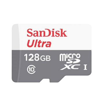 Картка пам'яті універсальна MiсroSDXC SanDisk Ultra UHS-I U1, 128 ГБ