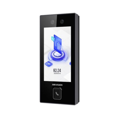 Терминал распознавания лиц со считывателем Mifare-карт и QR-кодов Hikvision DS-K1T344MX-E1 4.5''