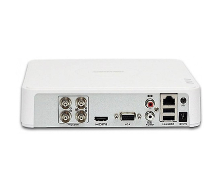 Гібридний відеореєстратор 4-канальний Hikvision DS-7104HGHI-M1(C) 64Мбіт/с
