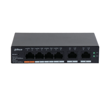 PoE-коммутатор Dahua DH-CS4006-4ET-60