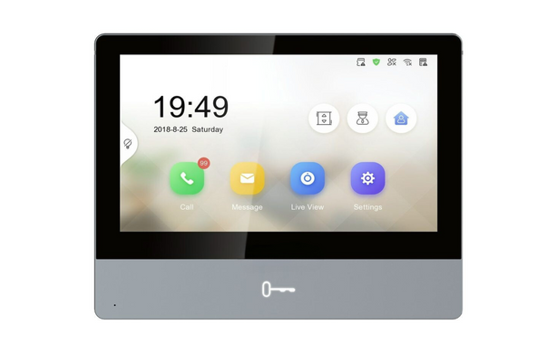 IP-видеодомофон Hikvision DS-KH8350-WTE1 7"