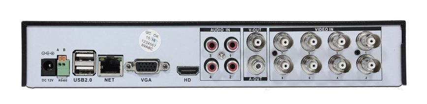 AHD видеорегистратор LuxDVR AHD-08G1080 Eco