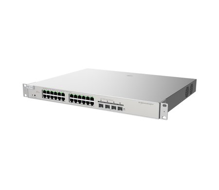 PoE-комутатор 28-портовий керований Ruijie Reyee RG-NBS5200-24GT4XS-P 128Гбіт/с PoE+ 370Вт SFP+