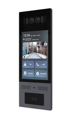 Біометрична IP-відеопанель багатоабонентська Akuvox X915S 5Мп 120&deg; UKEY QR PIR PoE