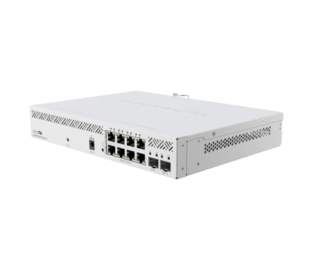 PoE-комутатор 10-портовий керований MikroTik CSS610-8P-2S+IN 56Гбіт/с PoE+ 140Вт SFP