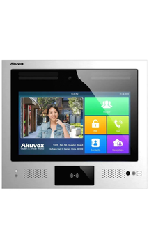Биометрическая IP-видеопанель многоабонентская с UKEY-считывателем Akuvox X916S 2Мп+2Мп+0.3Мп 115&deg; QR PIR PoE
