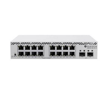 Комутатор 18-портовий керований MikroTik CSS318-16G-2S+IN 32Гбіт/с SFP+